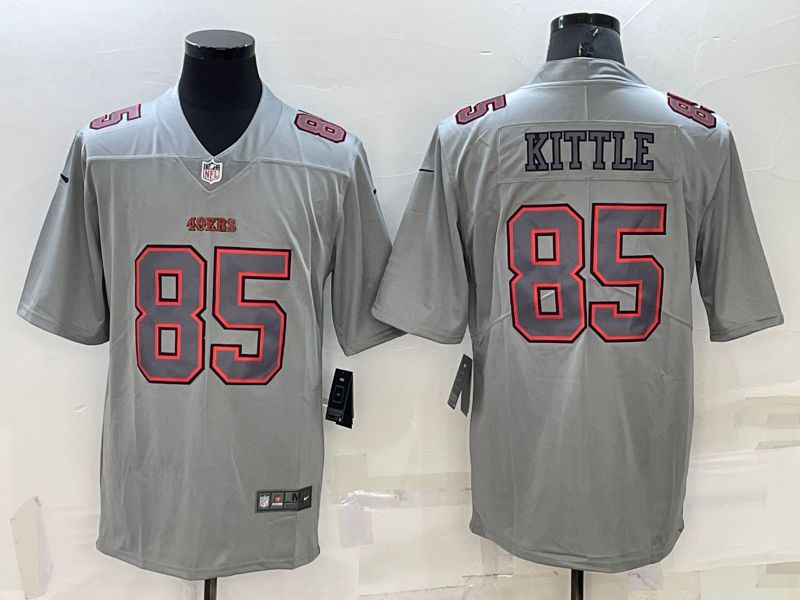 Men San Francisco 49ers #85 Kittle Grey 2022 Nike Limited Vapor Untouchable NFL Jersey->san francisco 49ers->NFL Jersey